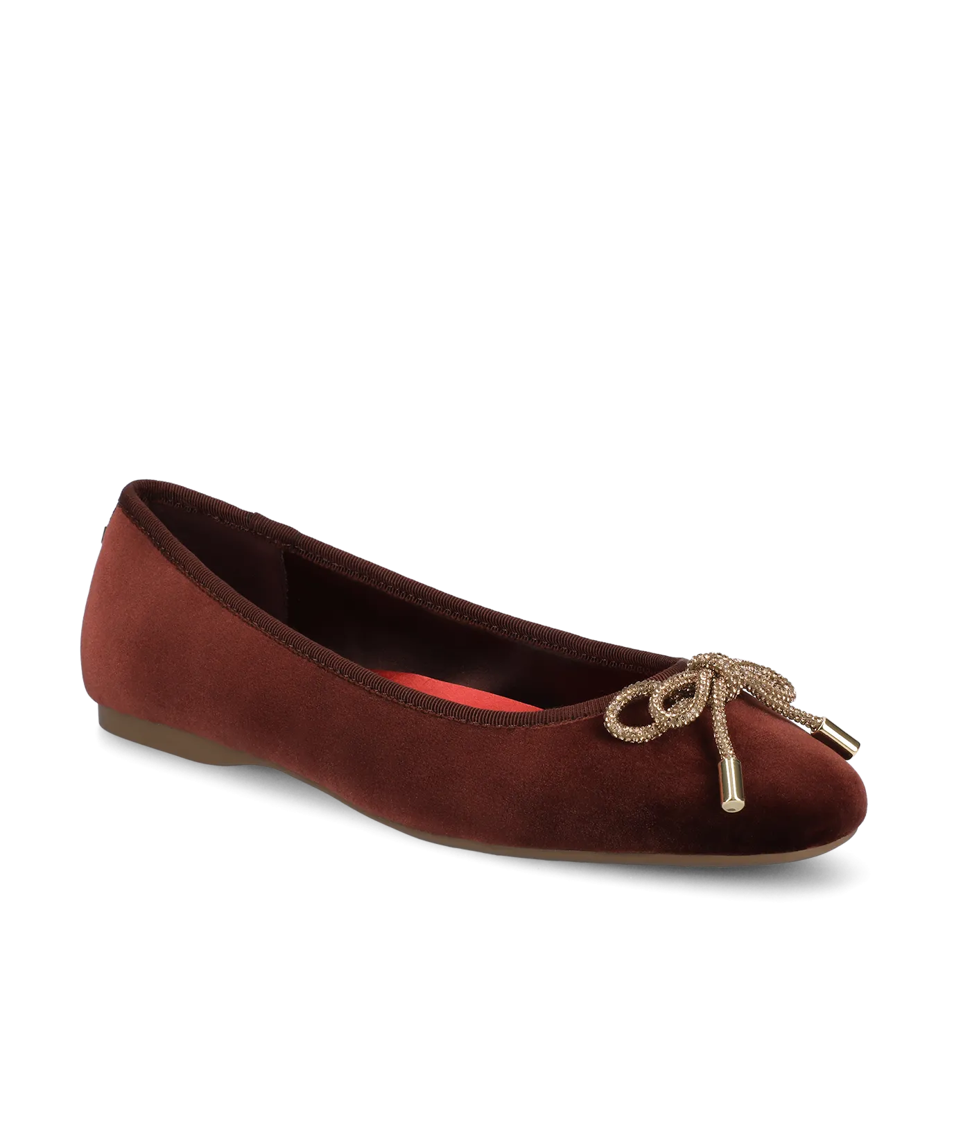 The Hummingbird - Brandy Velvet Jeweled Bow Premium Quality