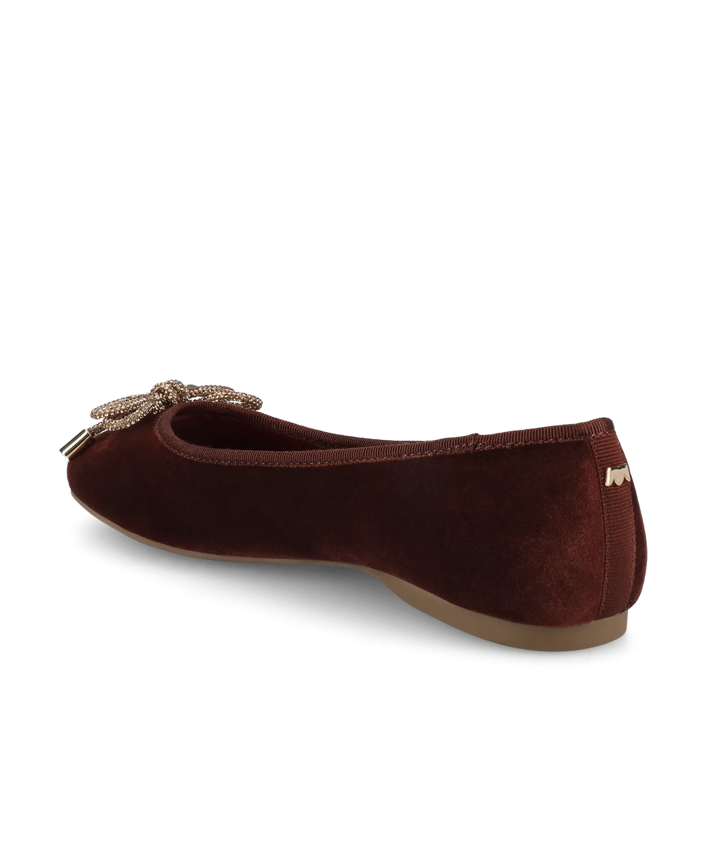 Mature Chic Everyday Style The Hummingbird - Brandy Velvet Jeweled Bow