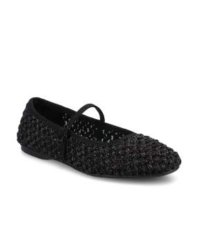 Soft Step Shoes Art Fair The Hummingbird Mary Jane - Black Openweave