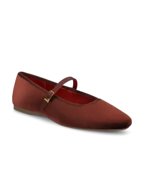 The Hummingbird Mary Jane - Brandy Velvet Chic Slip City Glow