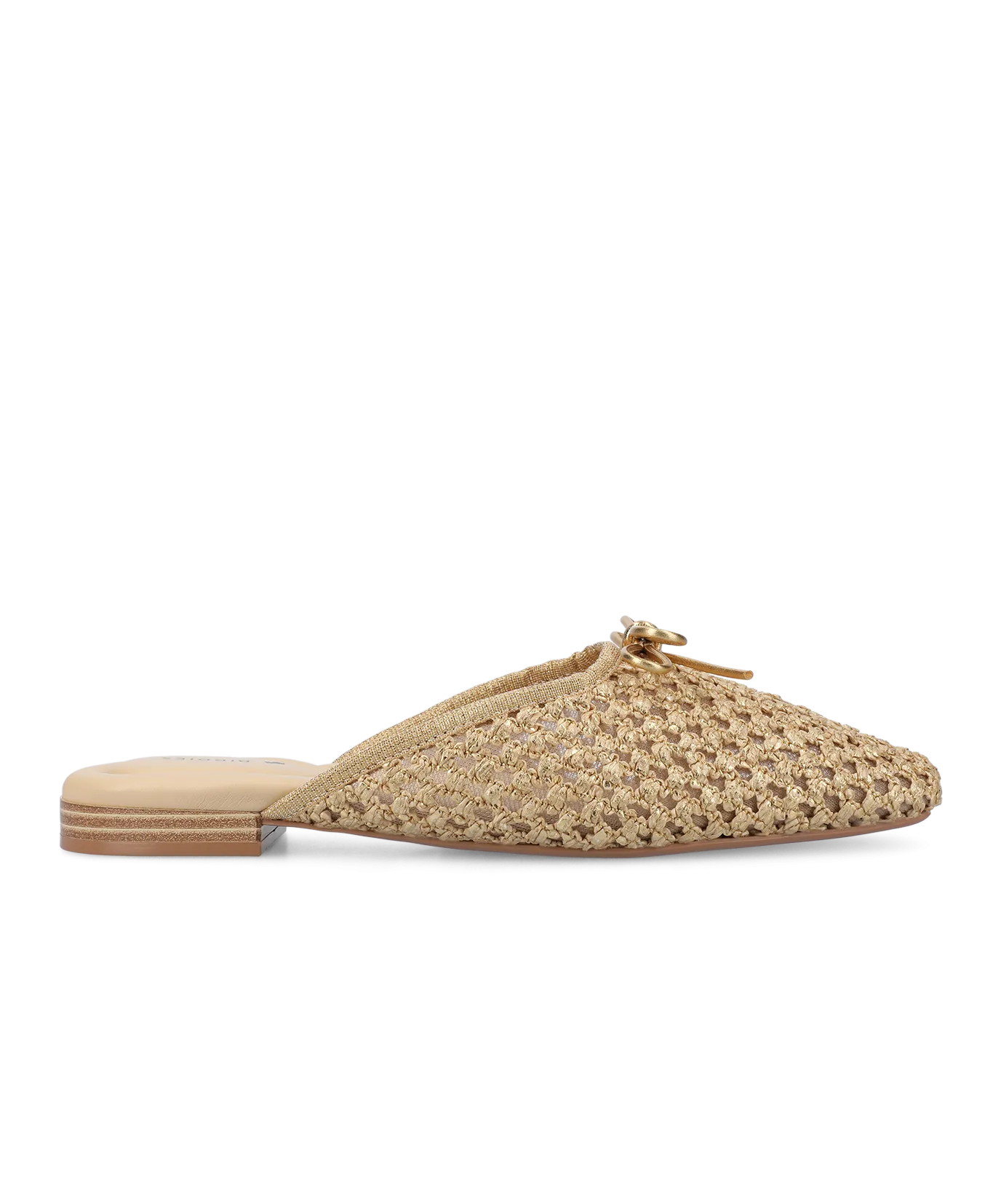 Stylish Casual Shoes The Lovebird - Gold Openweave
