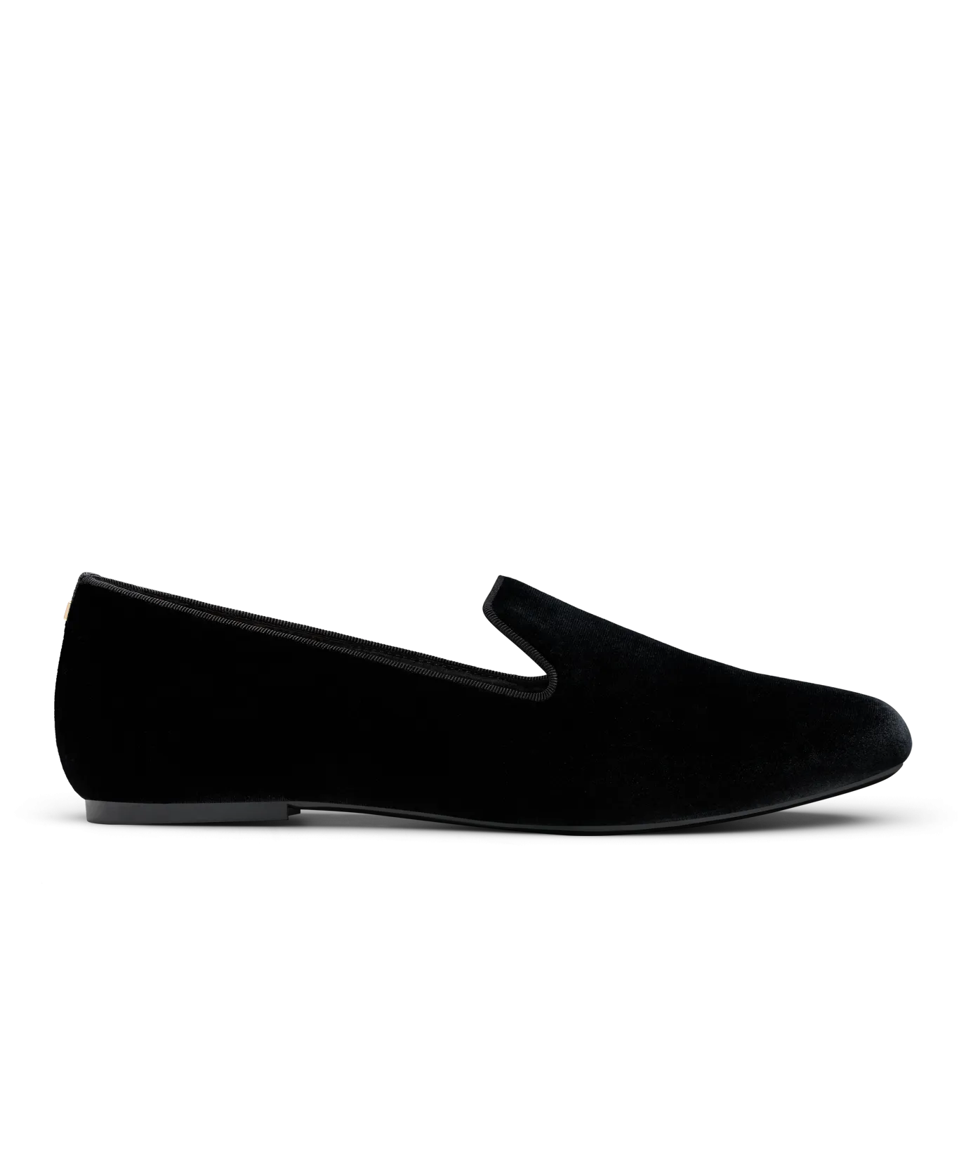 The Starling - Black Velvet Simple Slip-on Comfort