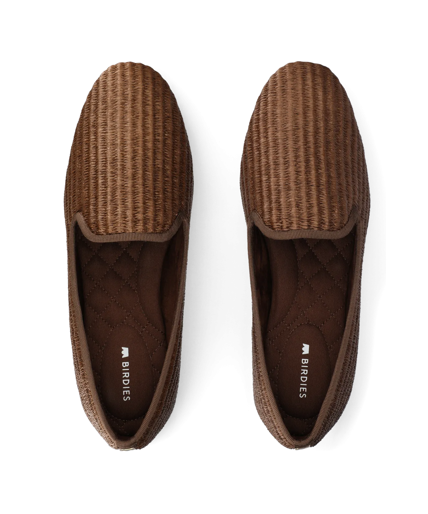 The Starling - Mahogany Raffia Pearl Shine