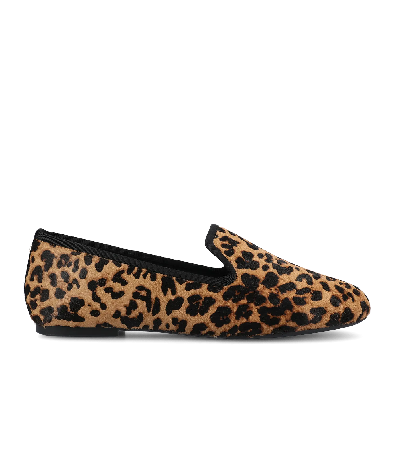 Effortless Leather Slip-ons The Starling - New Leopard Print Haircalf