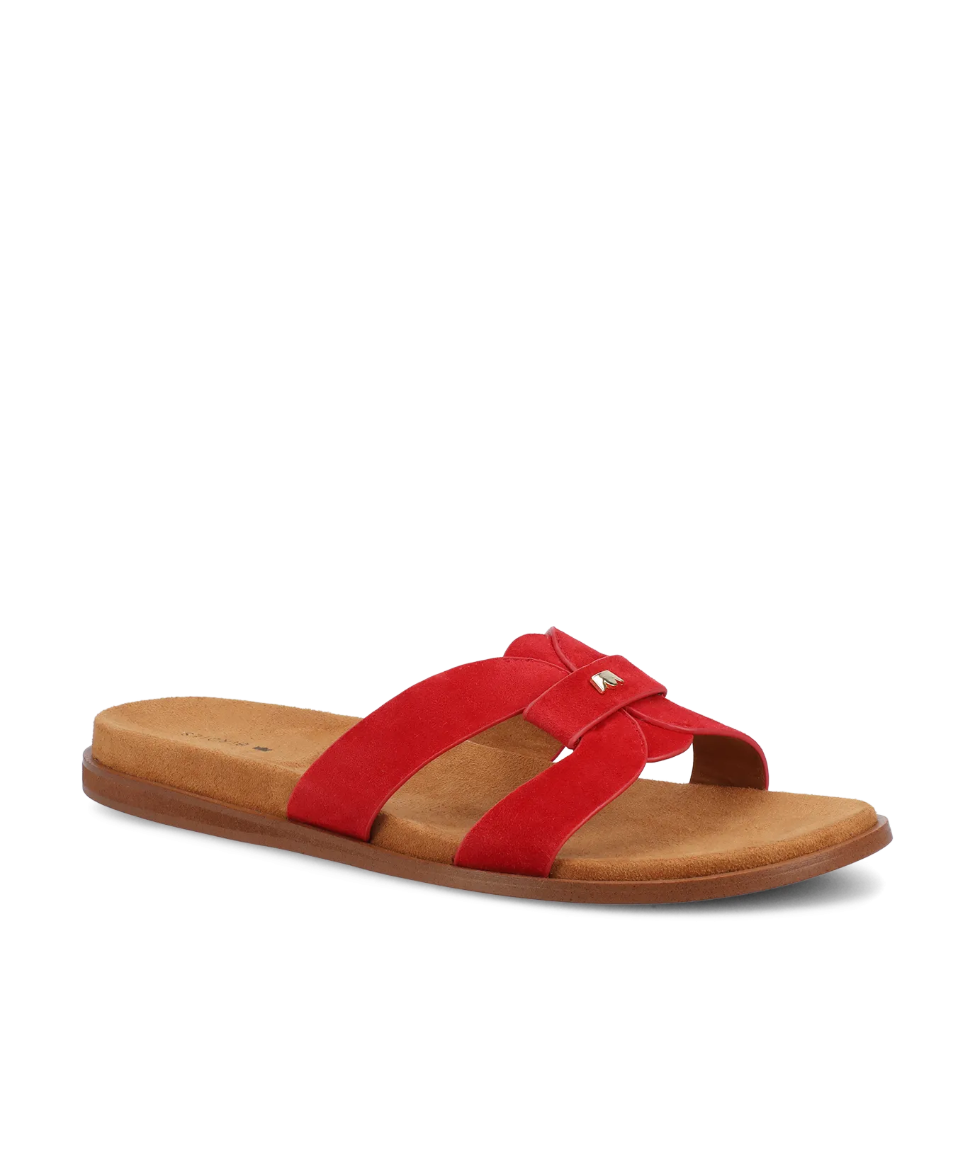 The Sunbird Icon - Red Suede Easy To Wear Shoes Recycled Rubber Sole