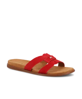 The Sunbird Icon - Red Suede Easy To Wear Shoes Recycled Rubber Sole