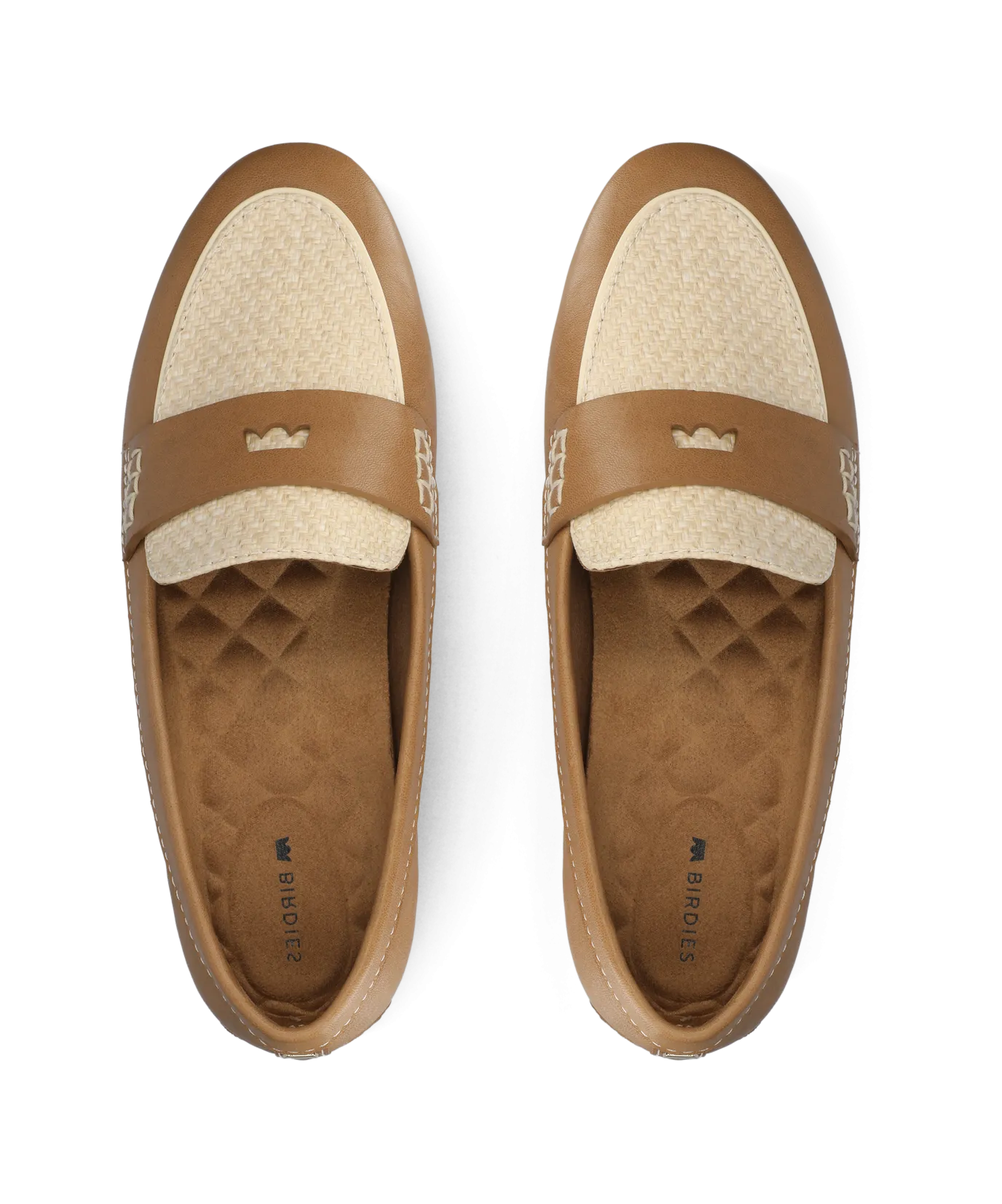 Easy Life The Vesper Driver - Cappuccino Leather Raffia