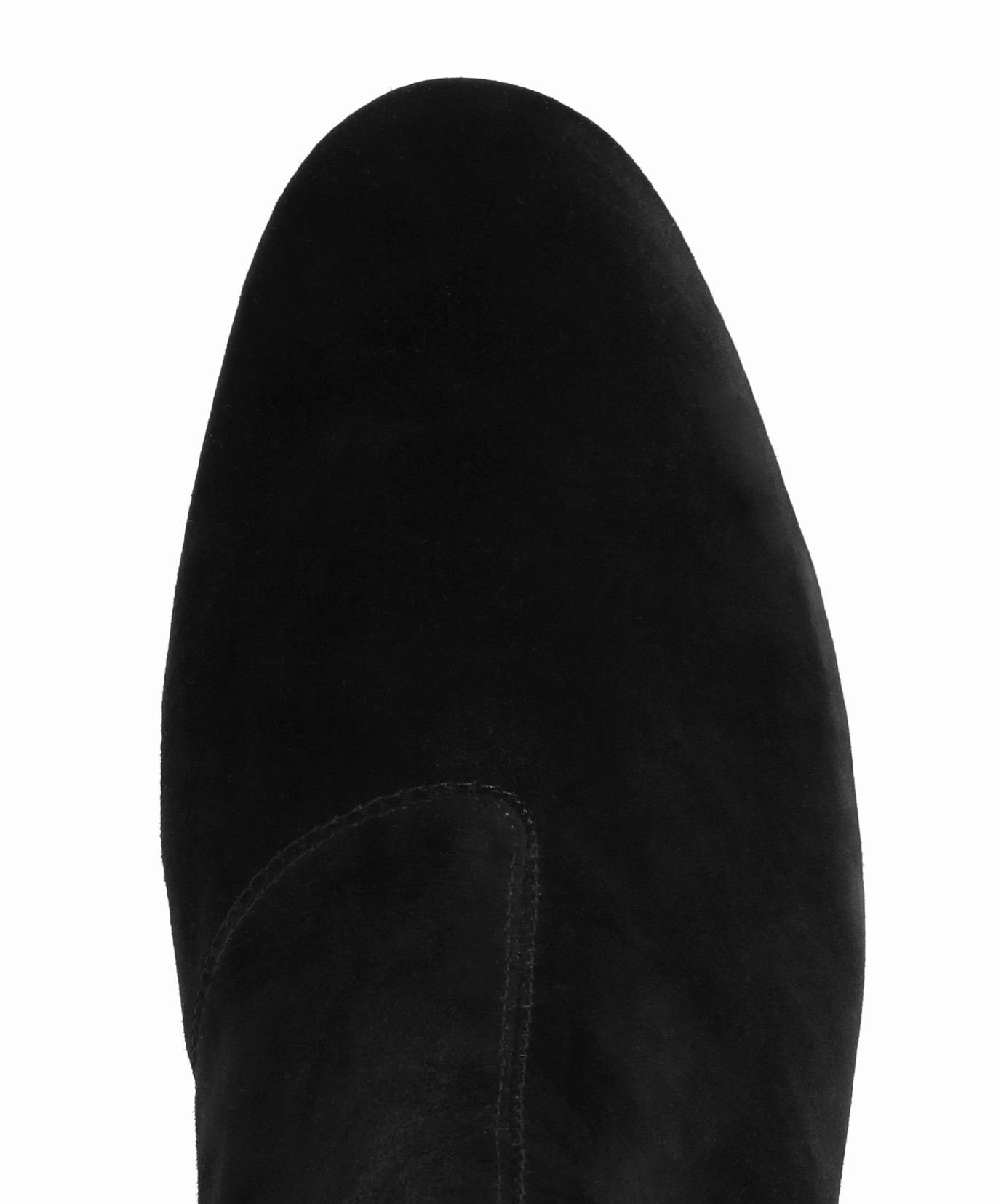 Reinforced heel Ventilated Mesh Long Distance The Starling 50 Bootie - Black Stretch Suede