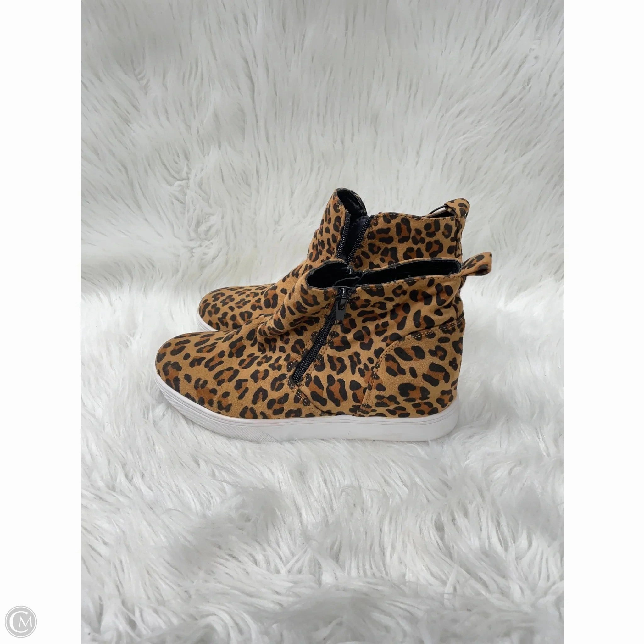 Flexible Design Easy Comfort Shoes Sneakers By Corkys In Animal Print, Size: 9