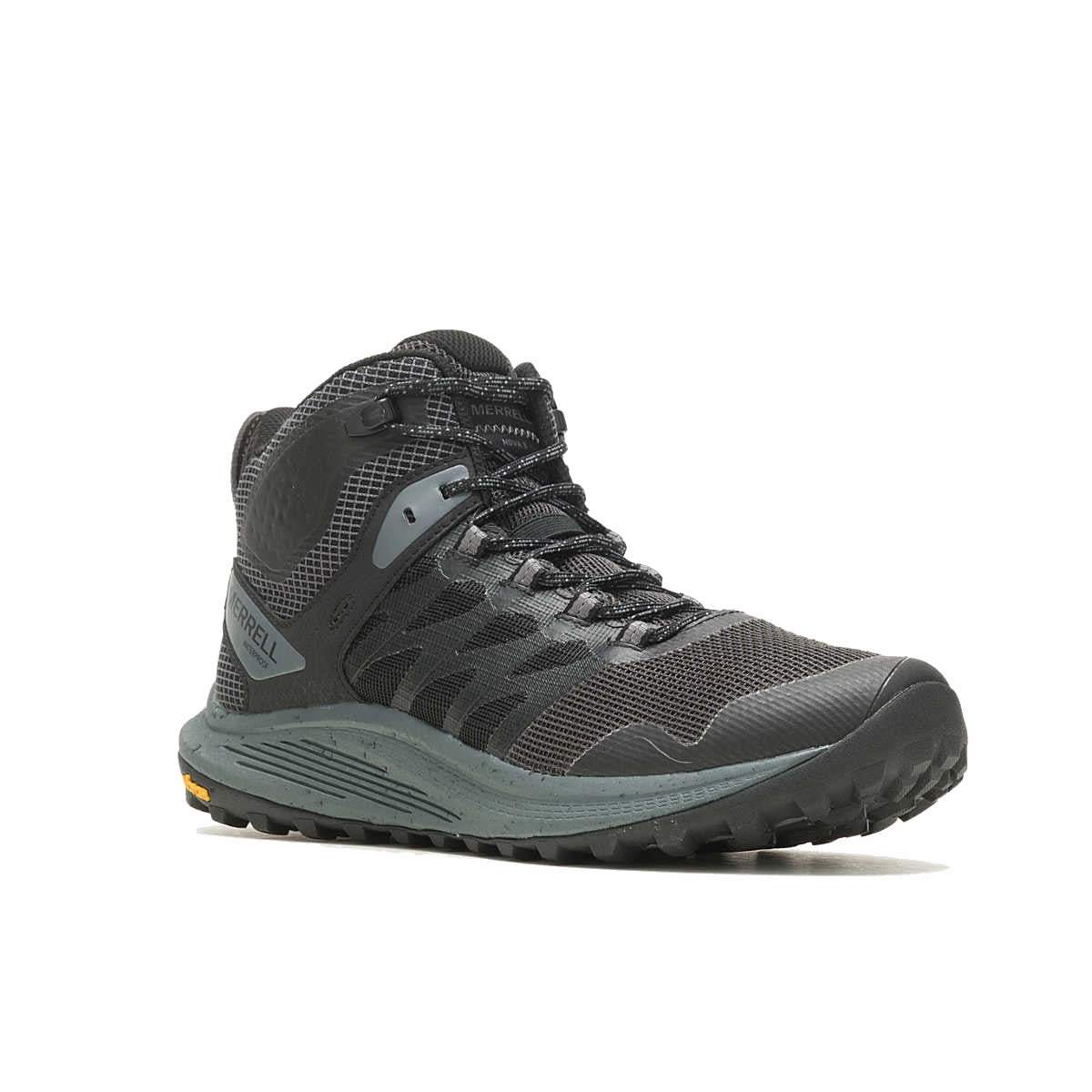 Merrell Men's Nova 3 Mid WATERPROOF Hiking Boots - Black Ankle wrap Viral Pop