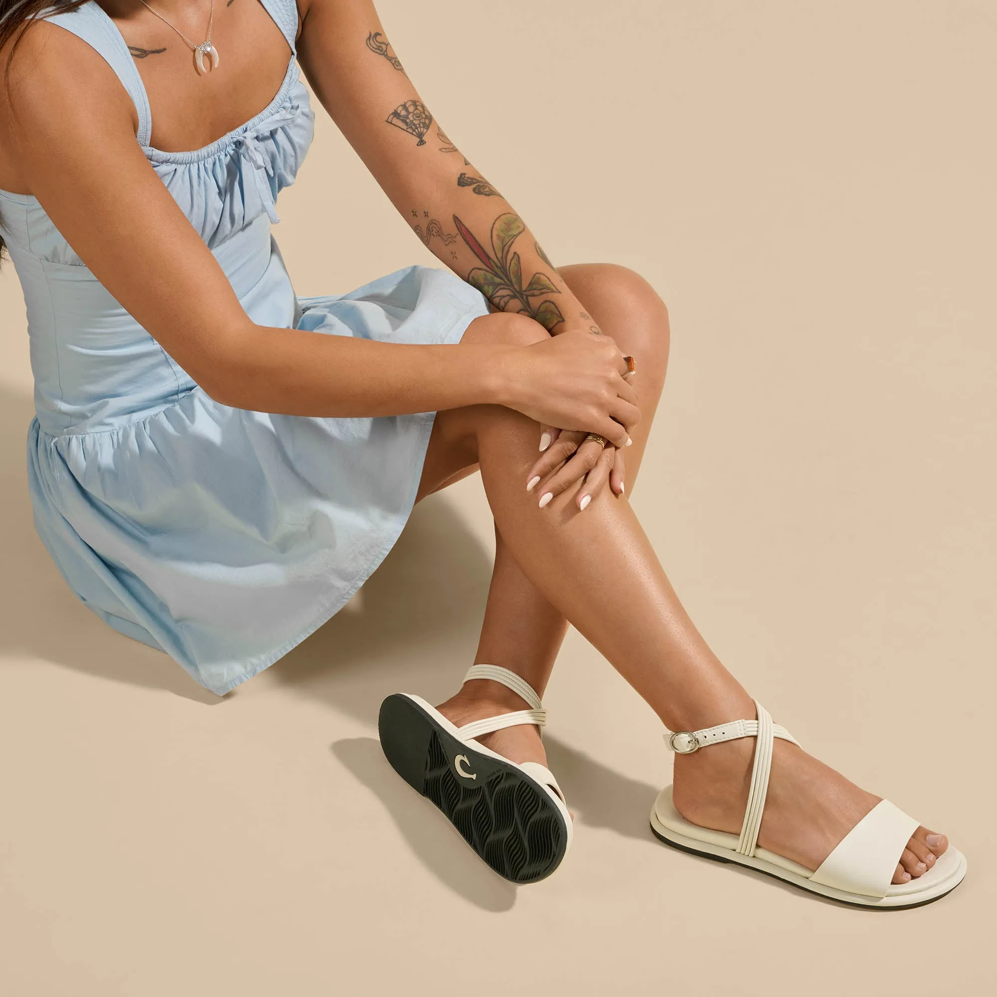 Tiare Wrap - White Sand Relaxed Look