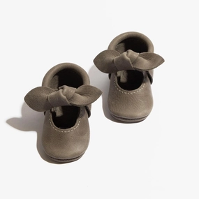 Adjustable - strap kids' shoes Velcro Closure Timp Knotted Bow Baby Shoe