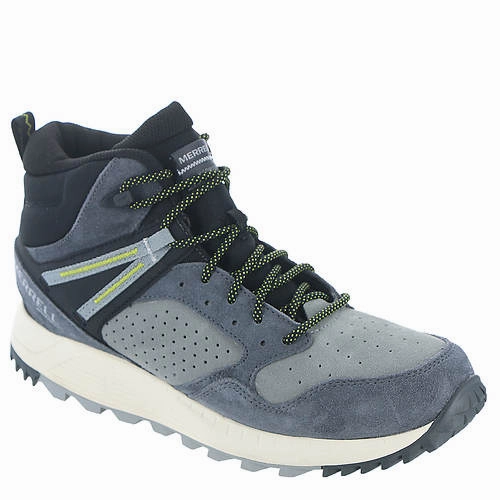 Merrell Men's Wildwood Waterproof Mid Boot - Granite Shock Absorption Midsole