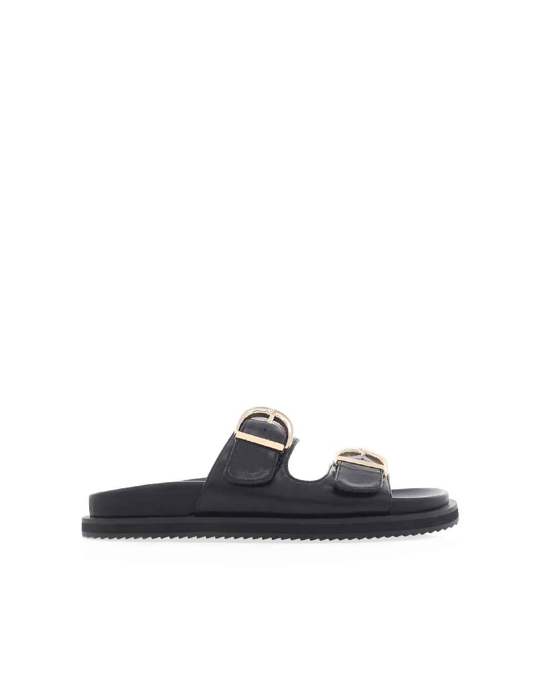 TOPANGA - BLACK Flexible Sandals Open Wear