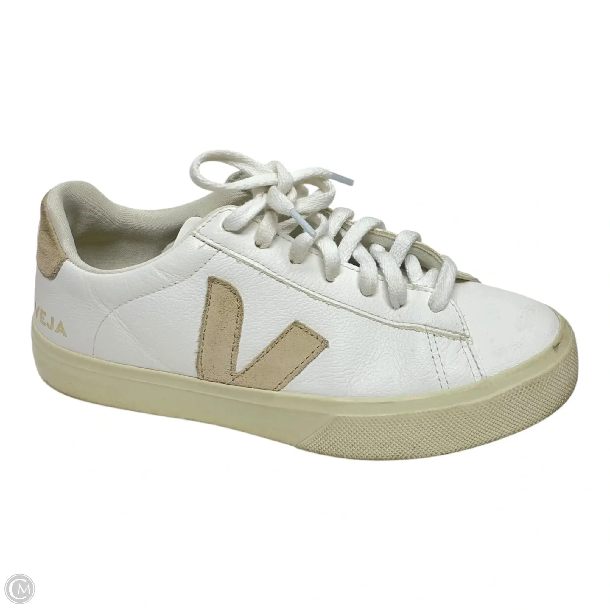 Energy Rush Balanced Control Shoes Sneakers By Veja In Tan & White, Size: 8