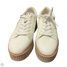 Shoes Sneakers By Dolce Vita In Cream & White, Size: 11 Non Toxic Fabric Moisture Wicking Liner