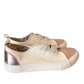 ShockAbsorbingSole Shoes Sneakers By Serra In Beige, Size:8