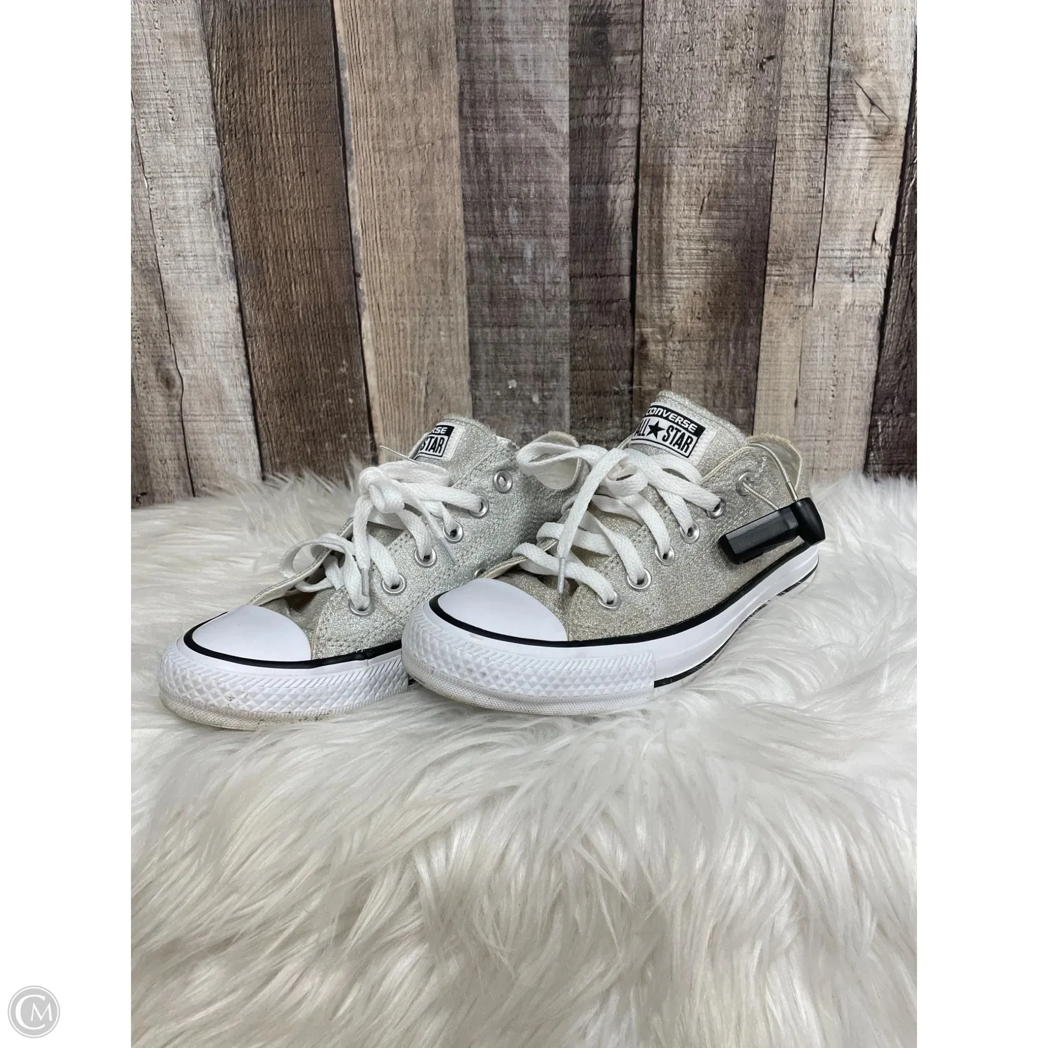 Flex Zones Shoes Sneakers By Converse In Silver, Size: 7