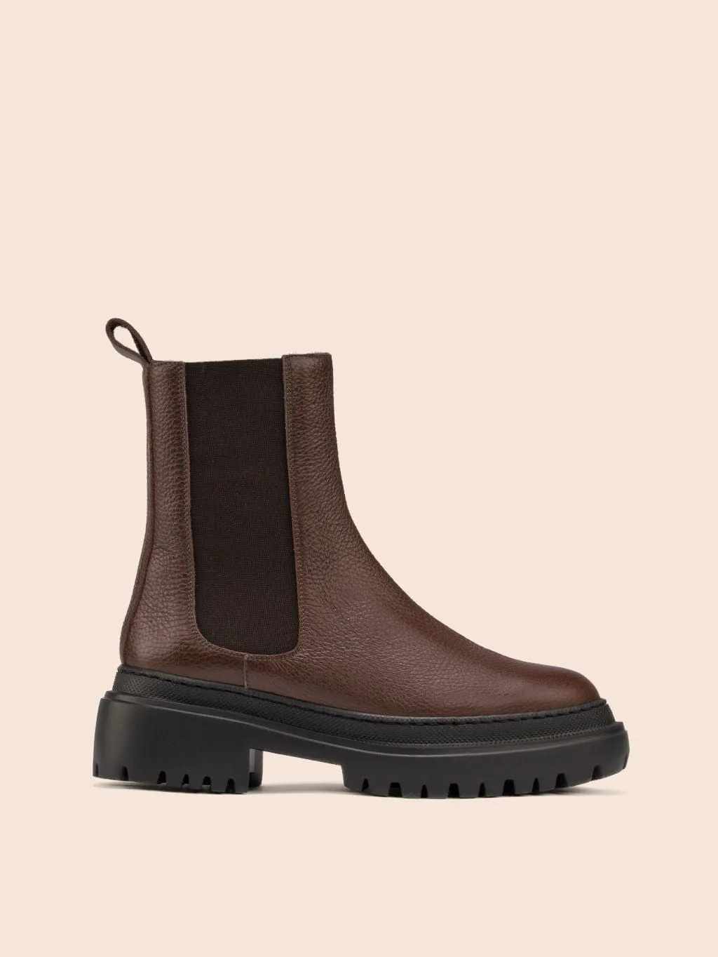 Minimalist Cortina Brown Lined Boot