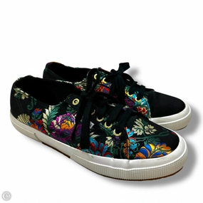 Breathable Zones Adaptive Shape Shoes Sneakers By Superga In Black