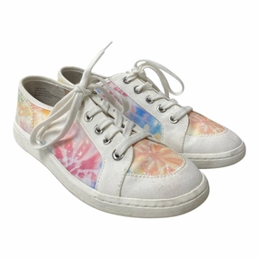 Performance Wear Sole Strength Shoes Sneakers By Dolce Vita In Pink & Yellow, Size:7.5