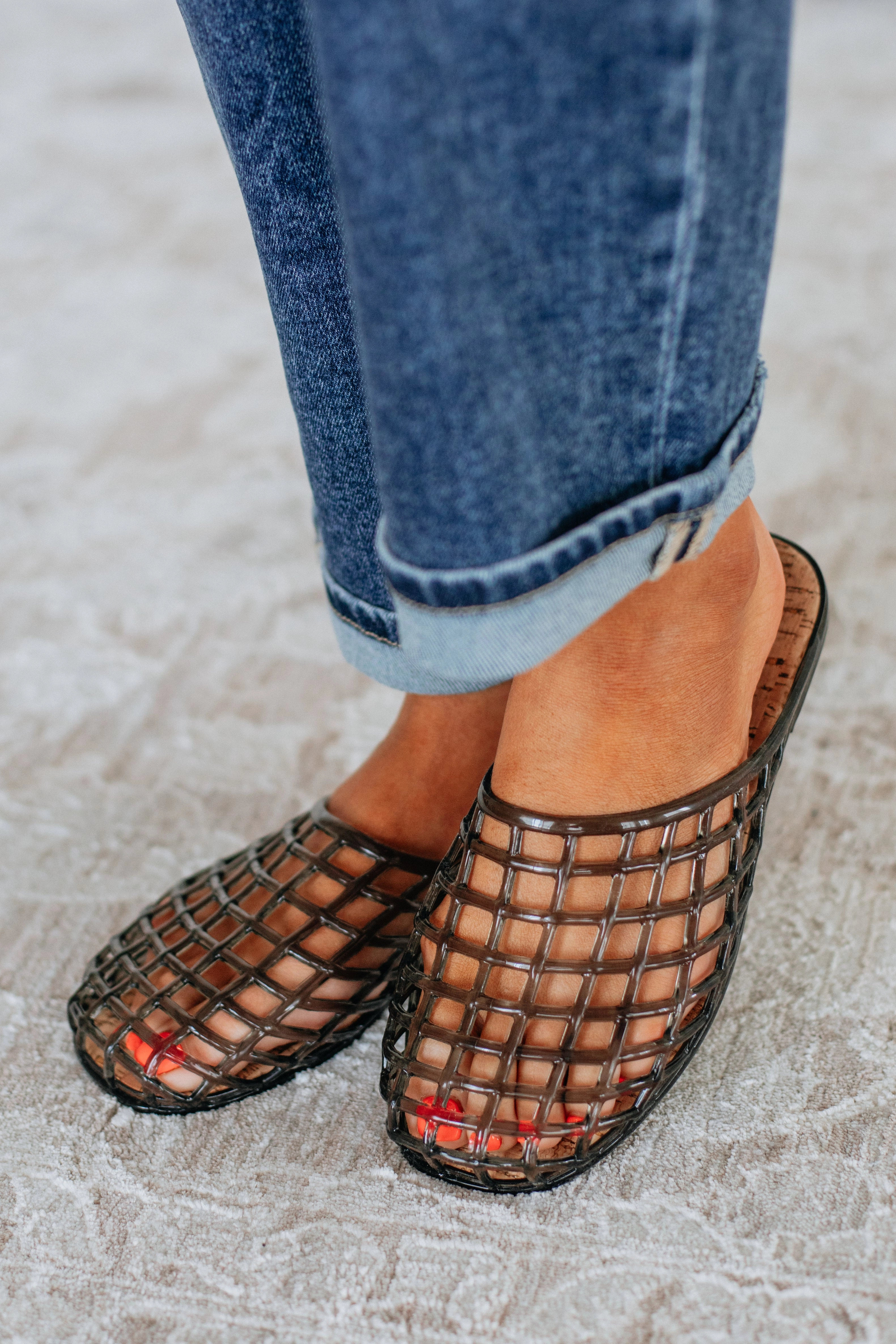 Retro Mood Totally Jelly Slip-On Mule