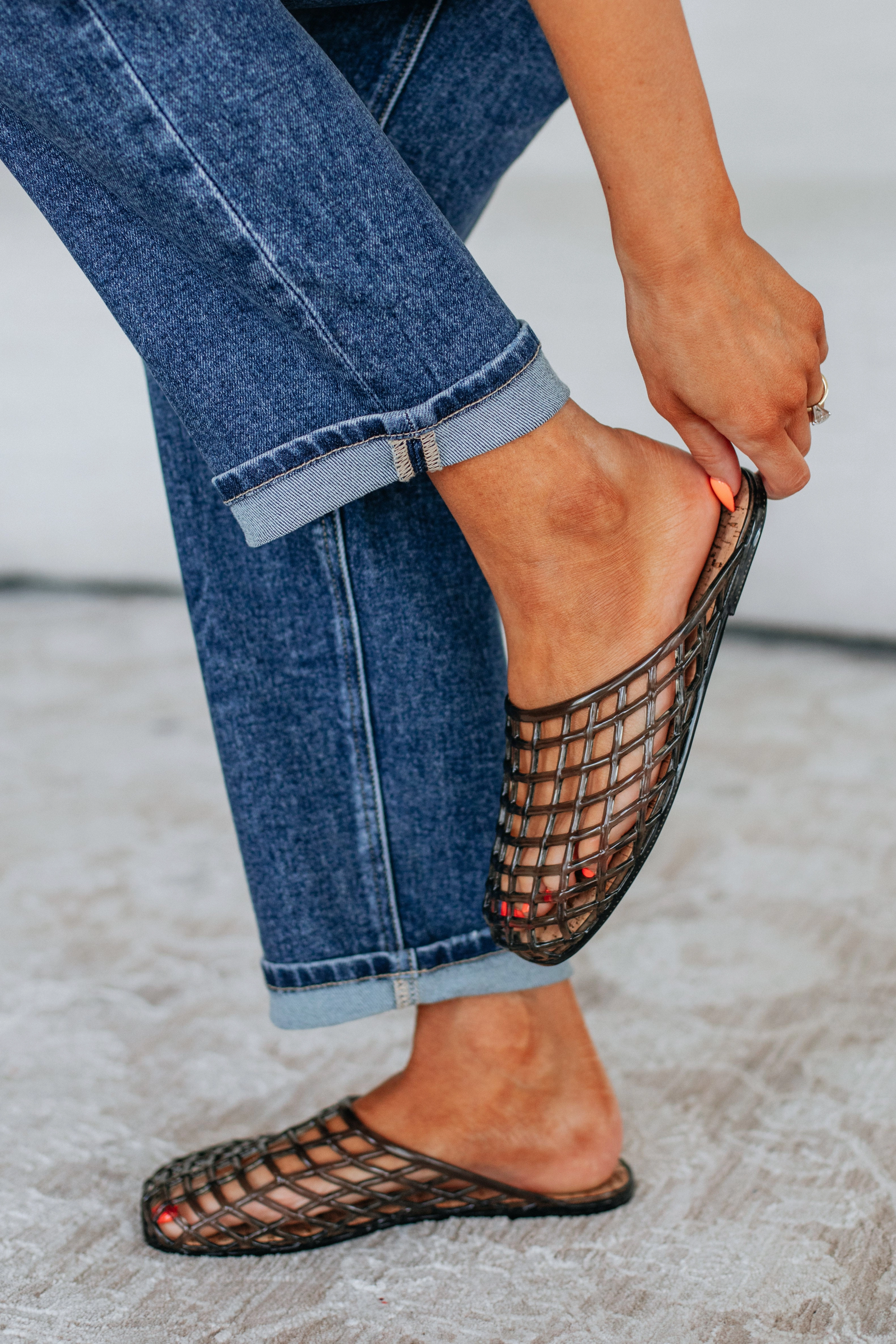 City Bright Totally Jelly Slip-On Mule