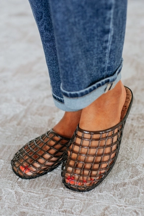 Retro Mood Totally Jelly Slip-On Mule