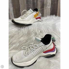 Elastic Resilient Form Shoes Sneakers By Steve Madden In White, Size: 6