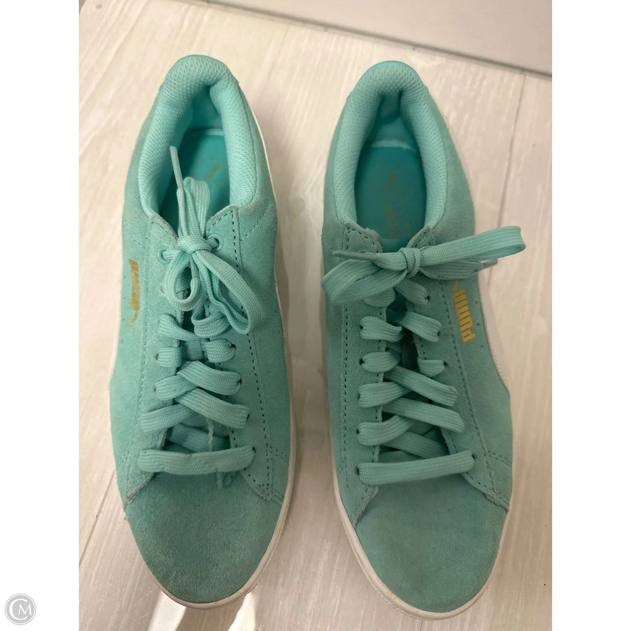 Shoes Sneakers By Puma In Blue, Size: 7 Well   Made