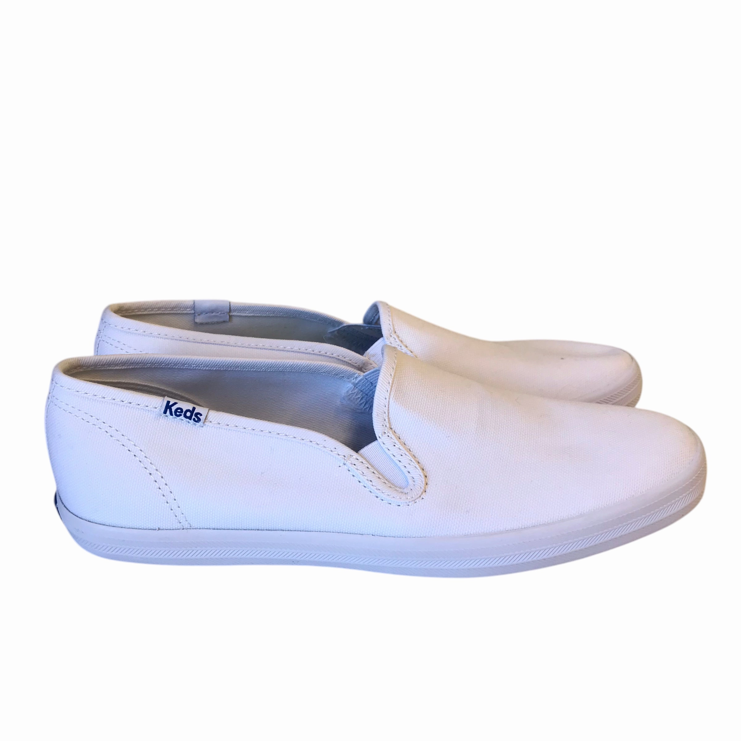 Curved Heel Construction Hybrid Wear Shoes Sneakers By Keds In White, Size:7.5