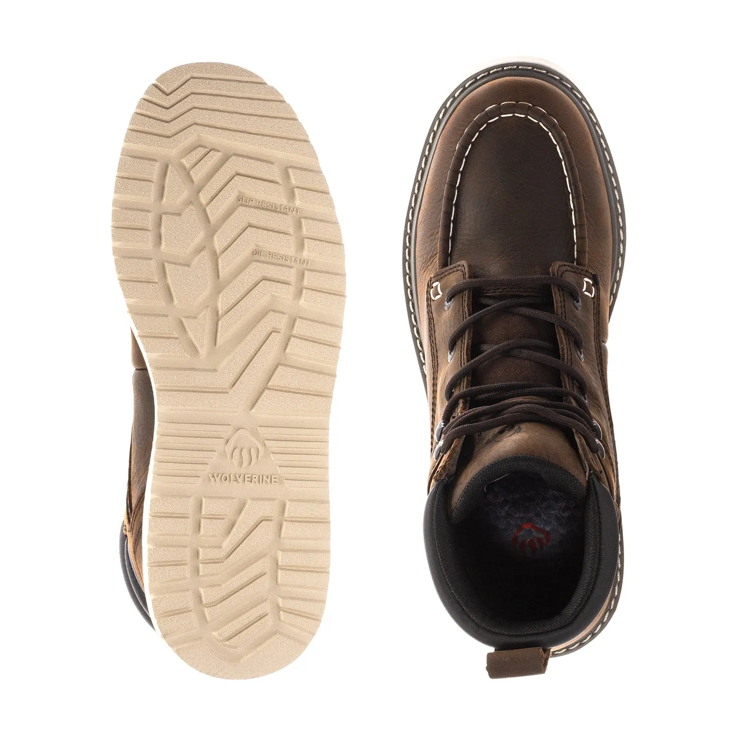 Contemporary Fit Wide Toe Box Design Trade Wedge Moc Toe WP - Mens