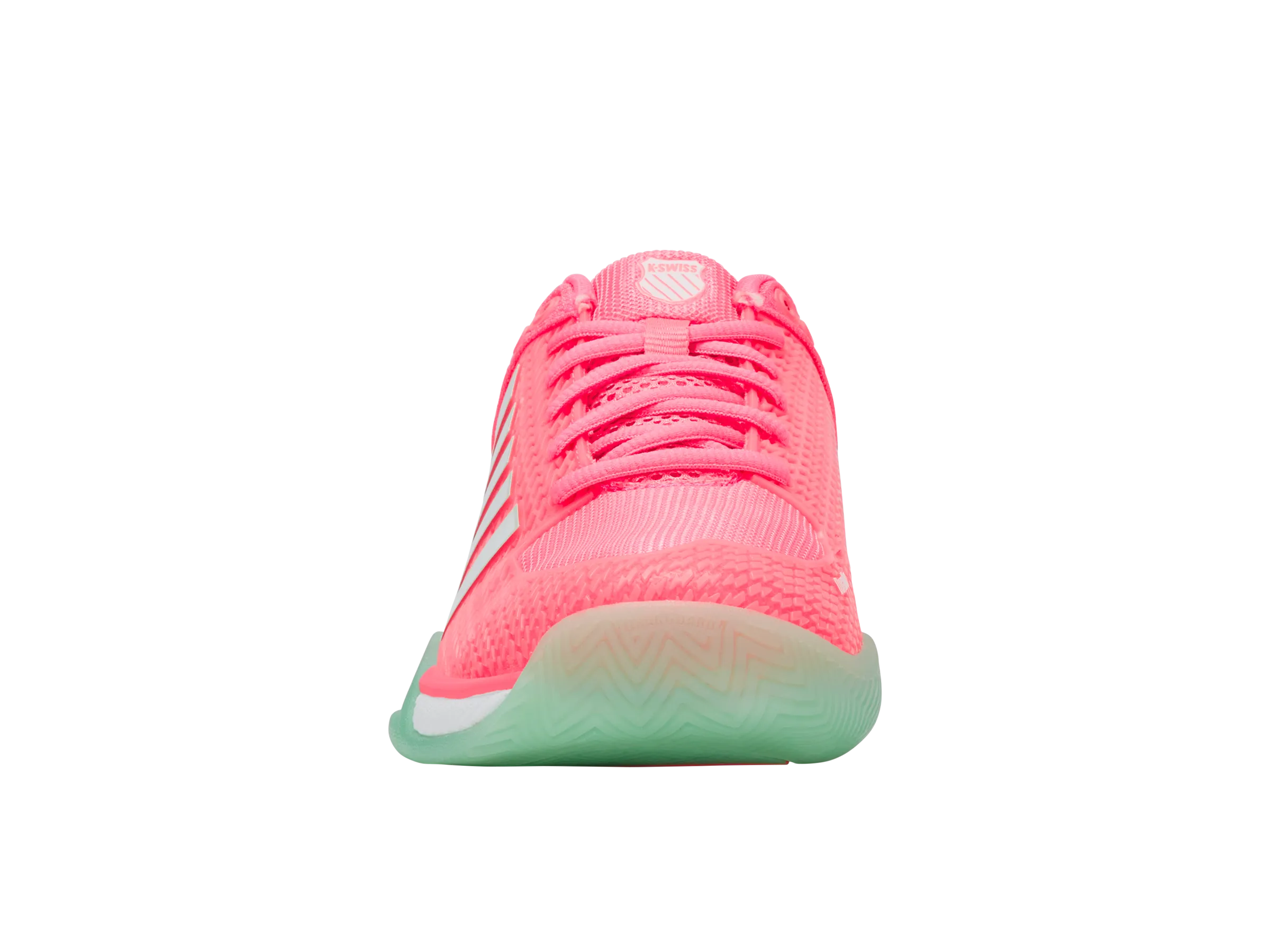 96563-649-M | EXPRESS LIGHT PICKLEBALL | NEON PASTEL PINK/NEON MINT/WHITE Meadow Glow Business Mode