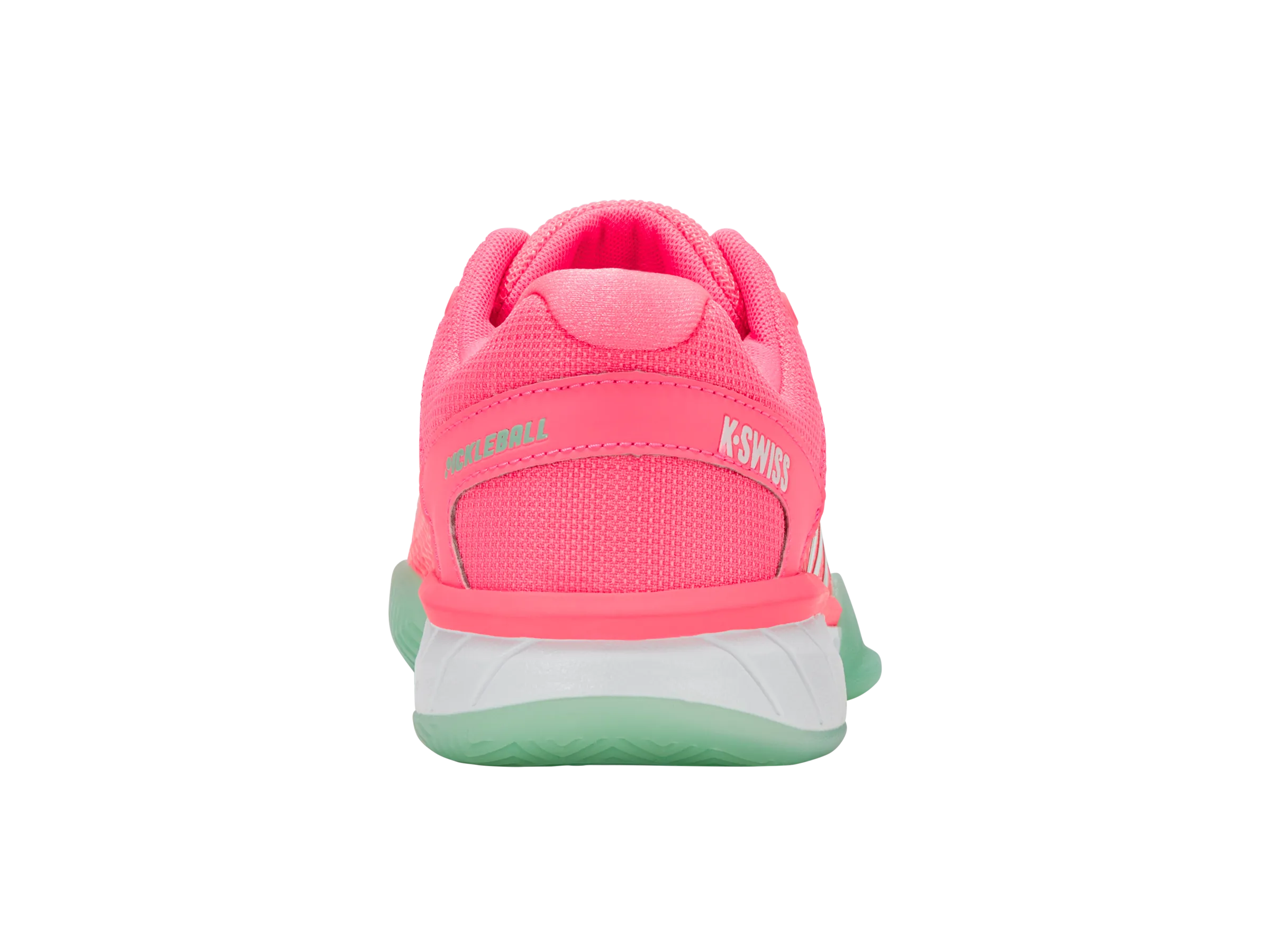 Stretchable Material Wide toe box 96563-649-M | EXPRESS LIGHT PICKLEBALL | NEON PASTEL PINK/NEON MINT/WHITE