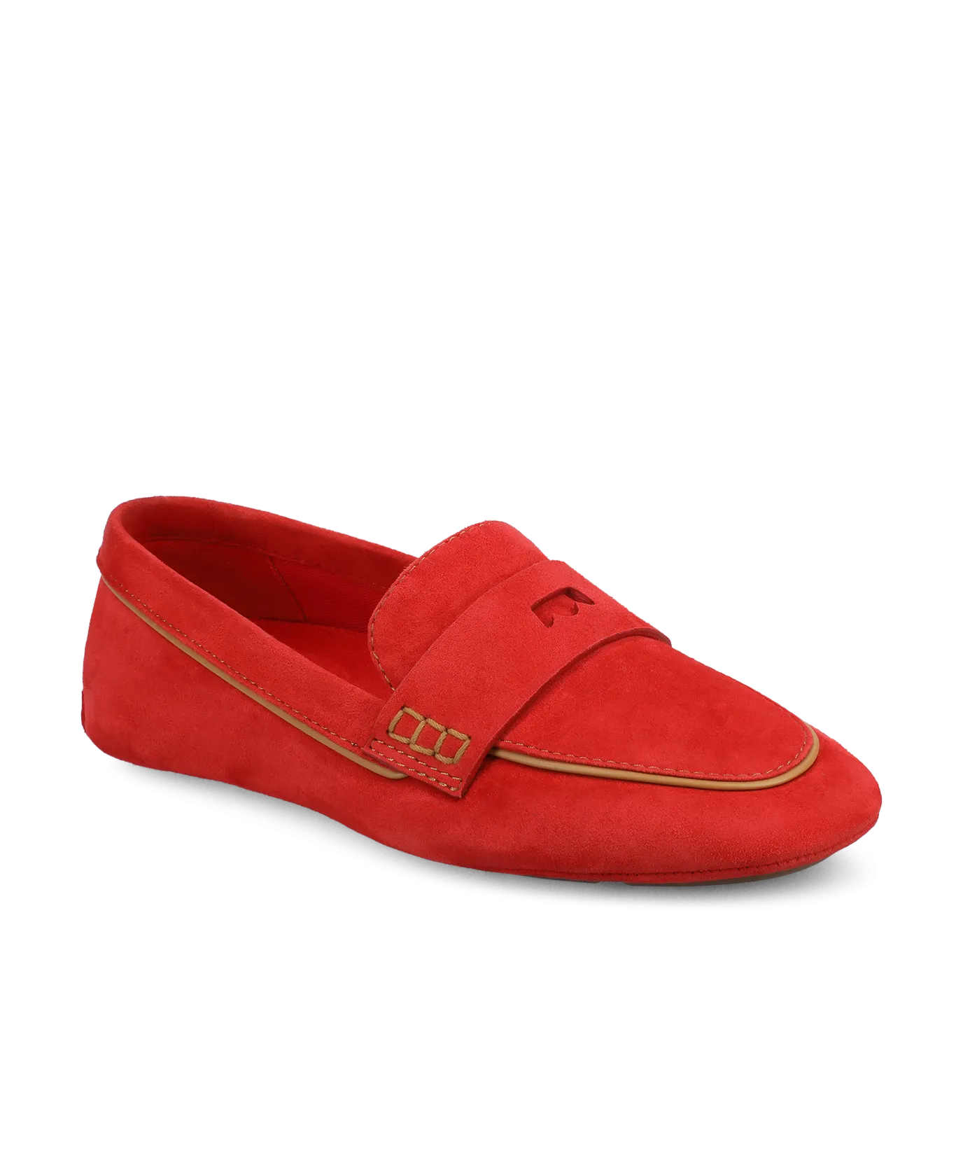 Thermoplastic Frame Low Profile The Vesper Driver - Red Suede