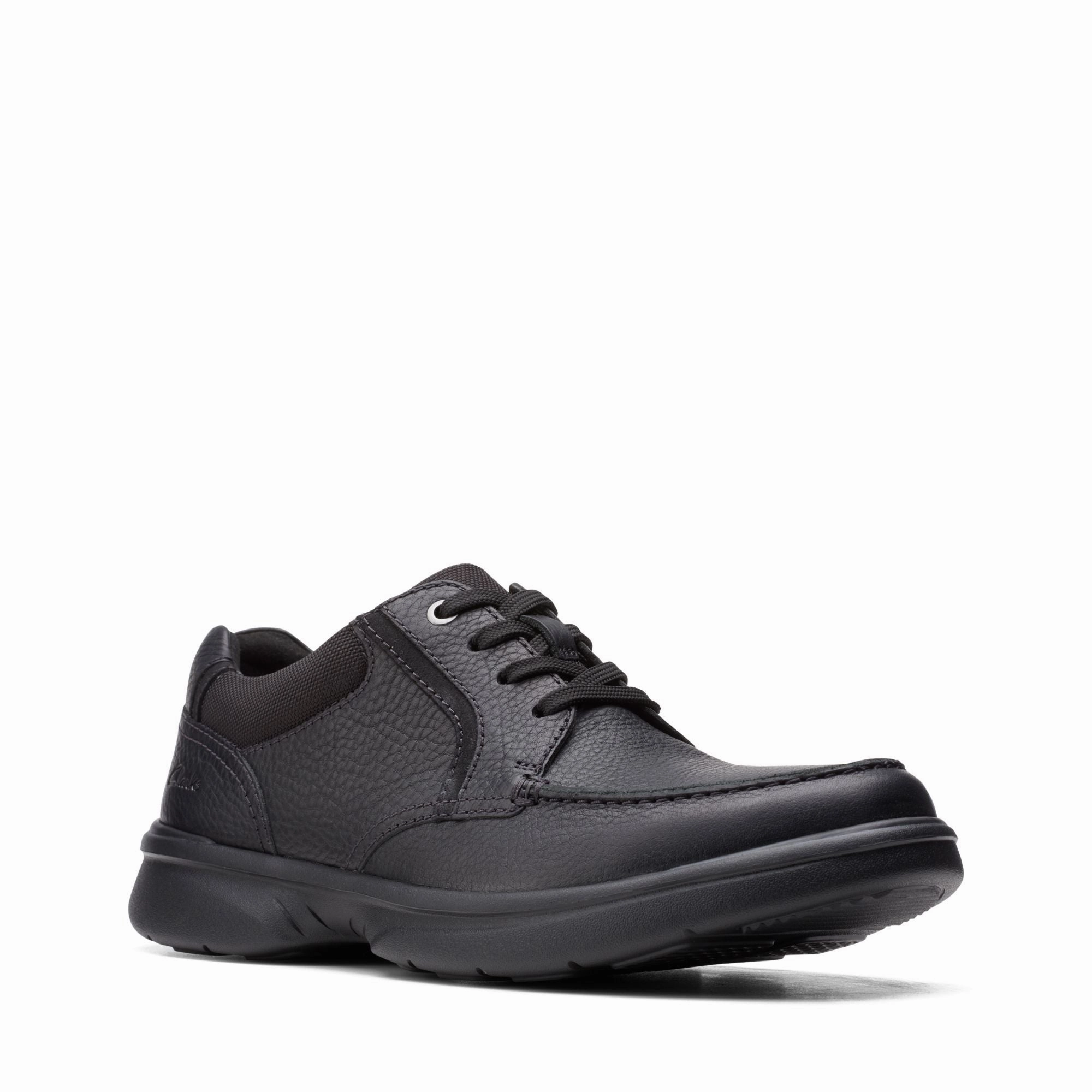 Breath Fresh Stage Glow Clarks Men's Bradley Vibe - Black Tumbled Leather
