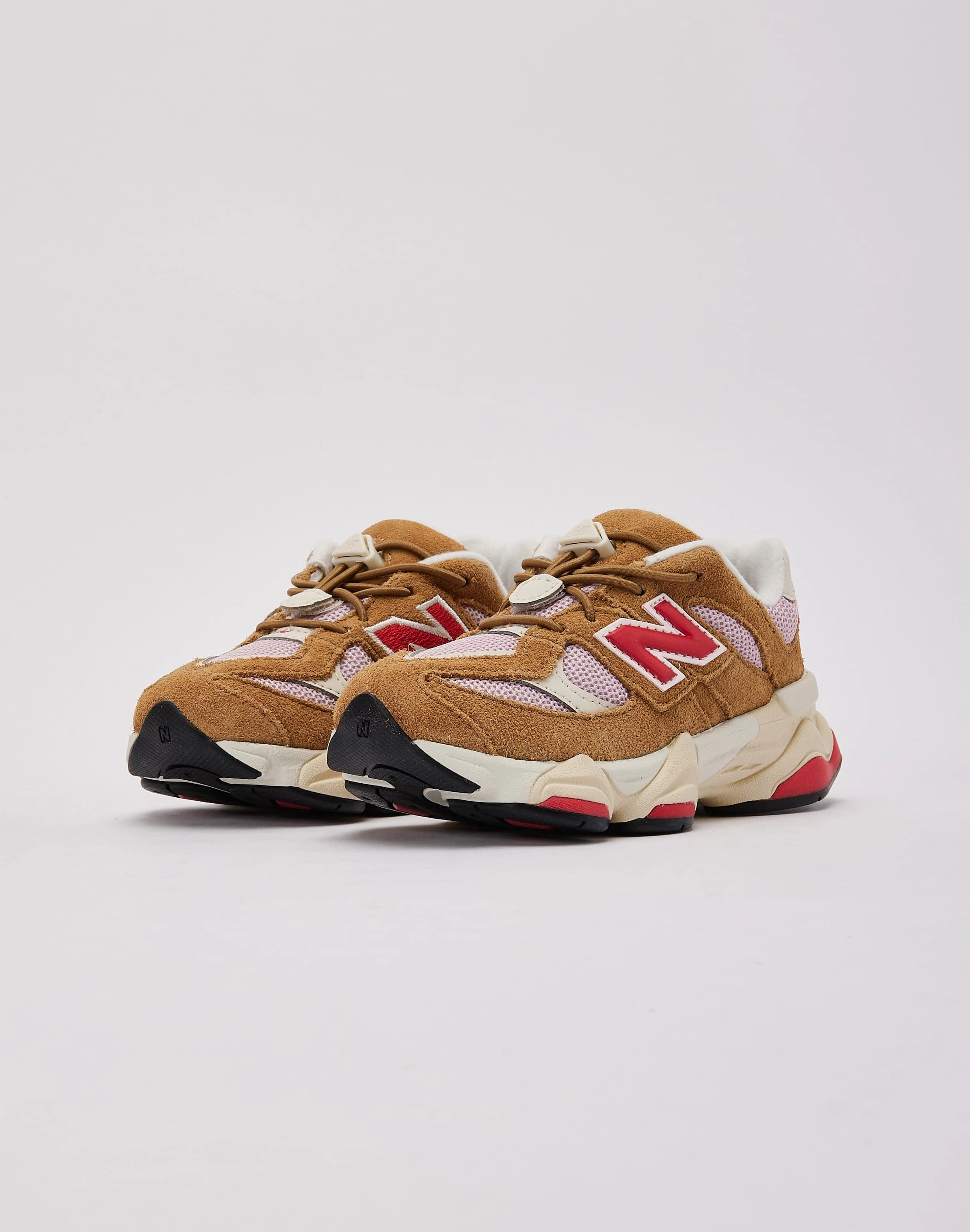 Breathable Knit Structure Ventilated Upper Construction New Balance 9060 Toddler
