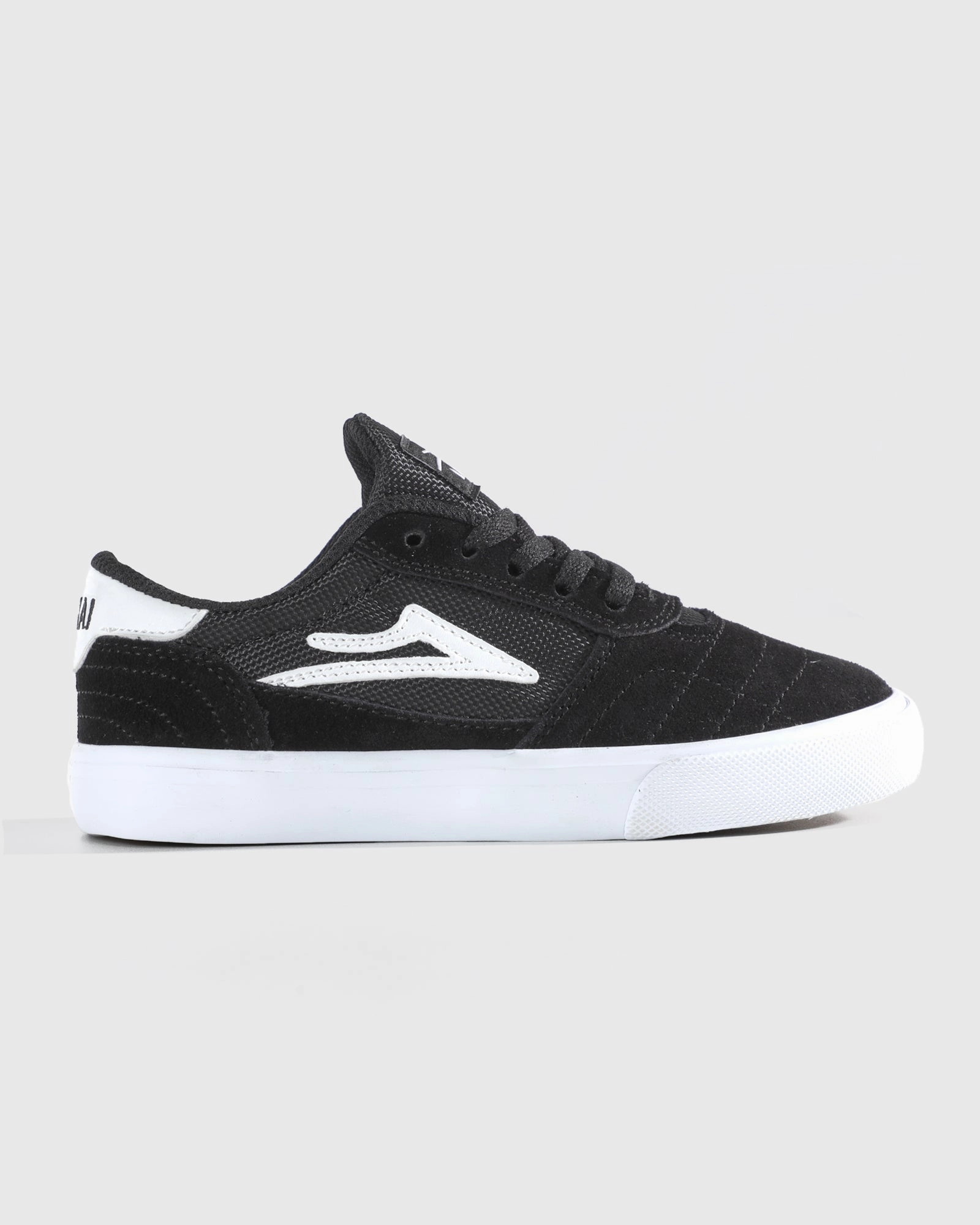 Earth Mood Cambridge Kids - Black/White Suede