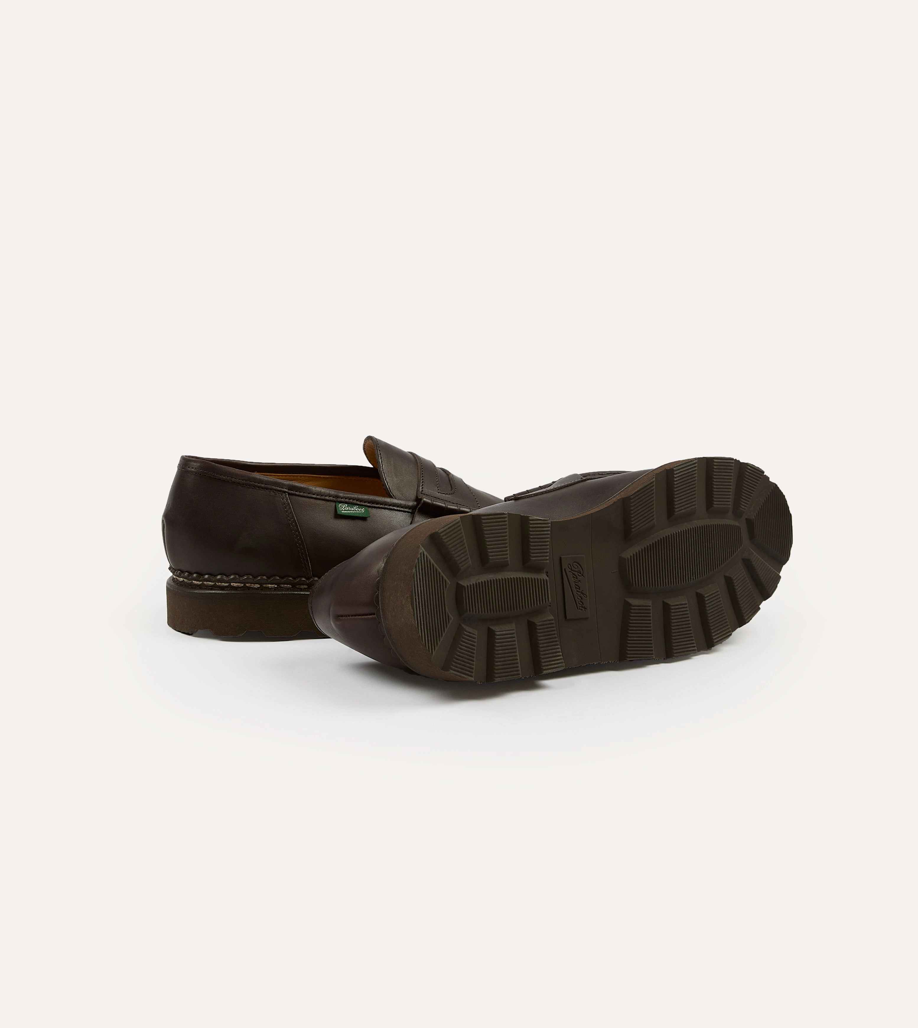 Free Step Shady Lane Paraboot Reims Brown Leather Loafer