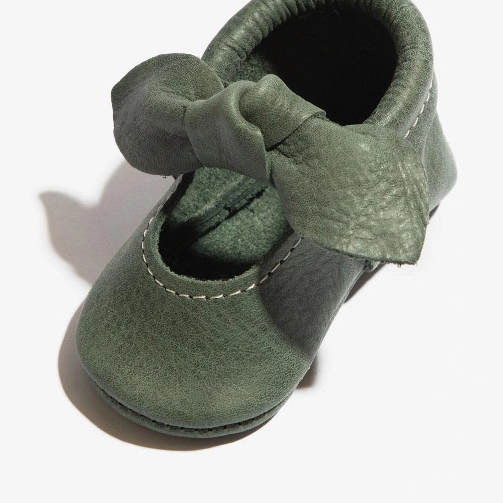 Uinta Knotted Bow Baby Shoe Flat - heeled kids' shoes