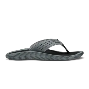 Everywhere Fit Slip On Easy Adjust Buckles Ulele - Dark Shadow / Black