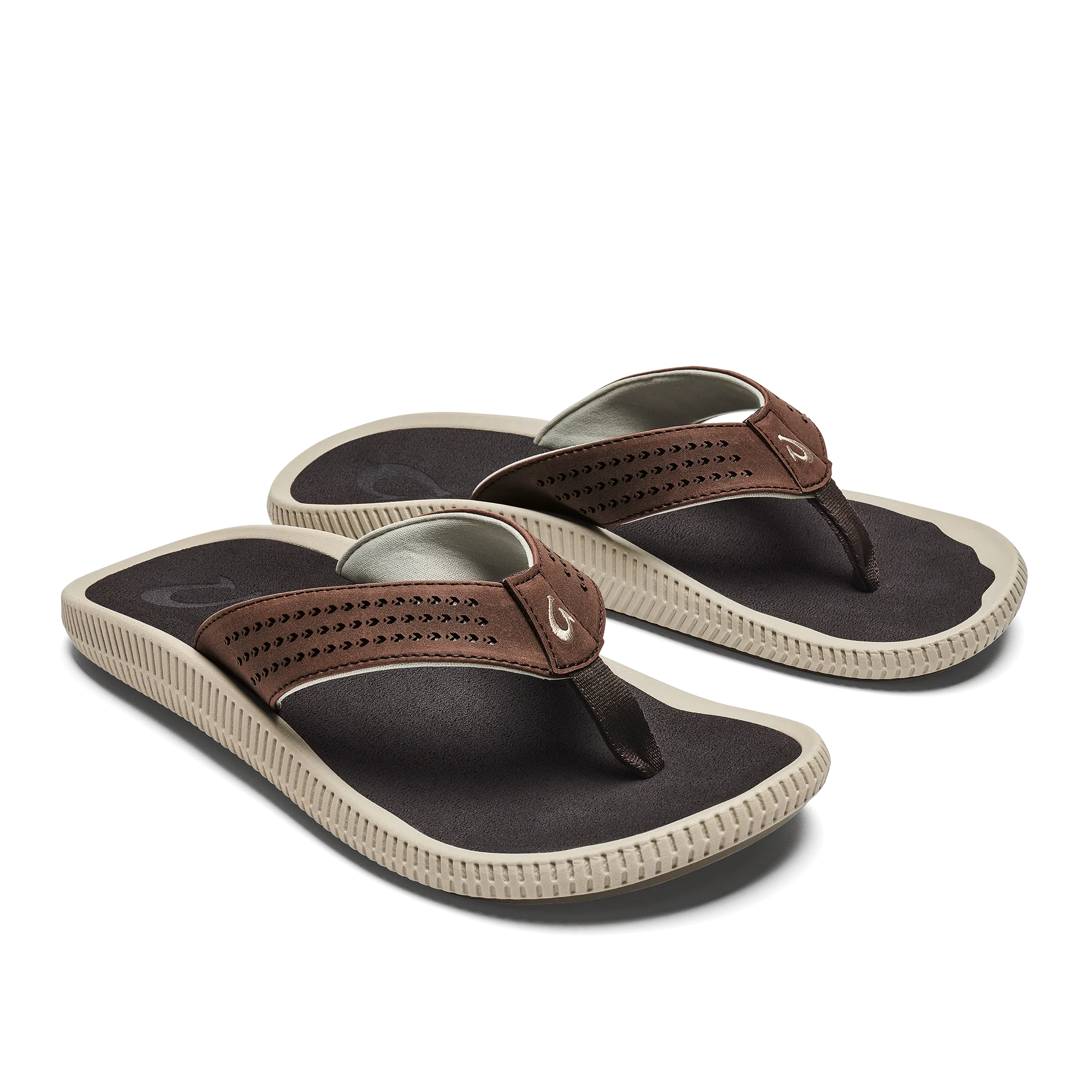 Sustainable materials Trendy Vacation Sandals Ulele - Dark Wood