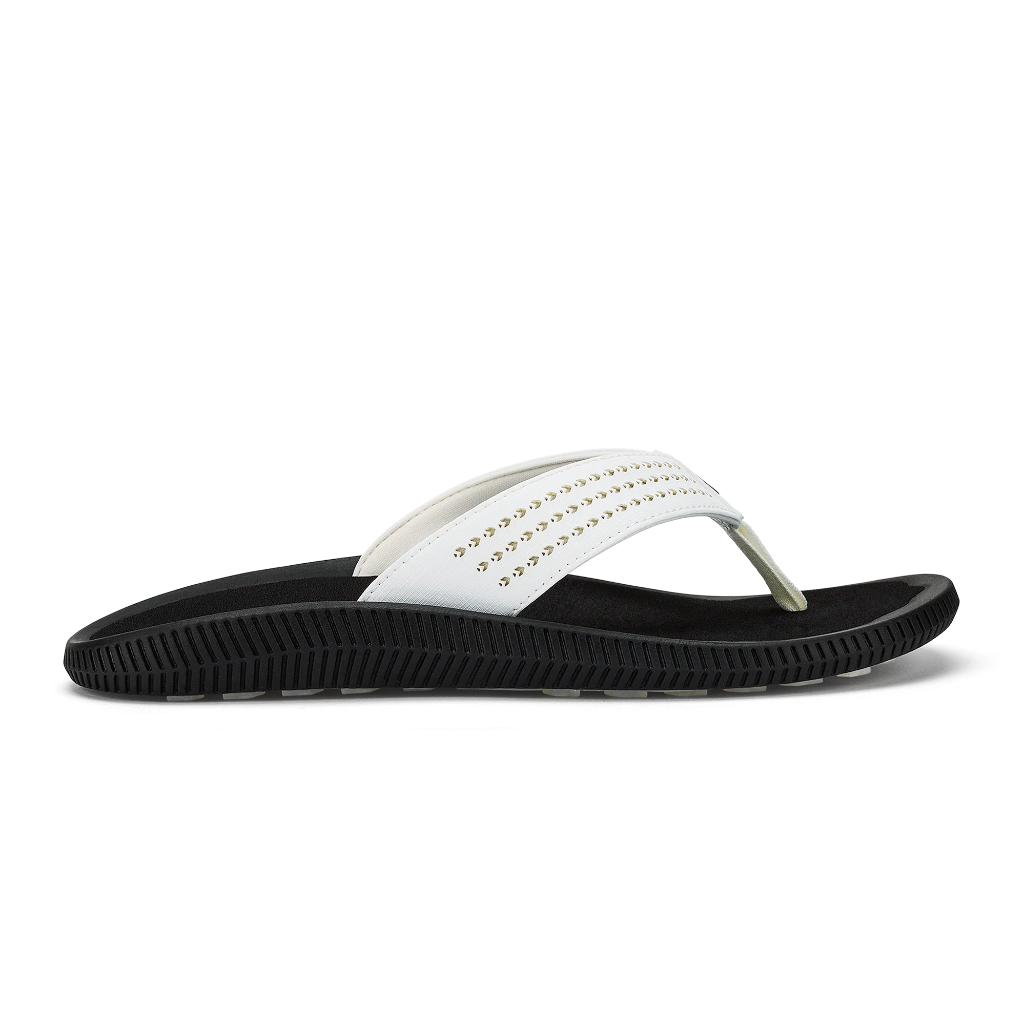 Comfortable Support Non Slip Traction Ulele Golf - White / Lava Rock