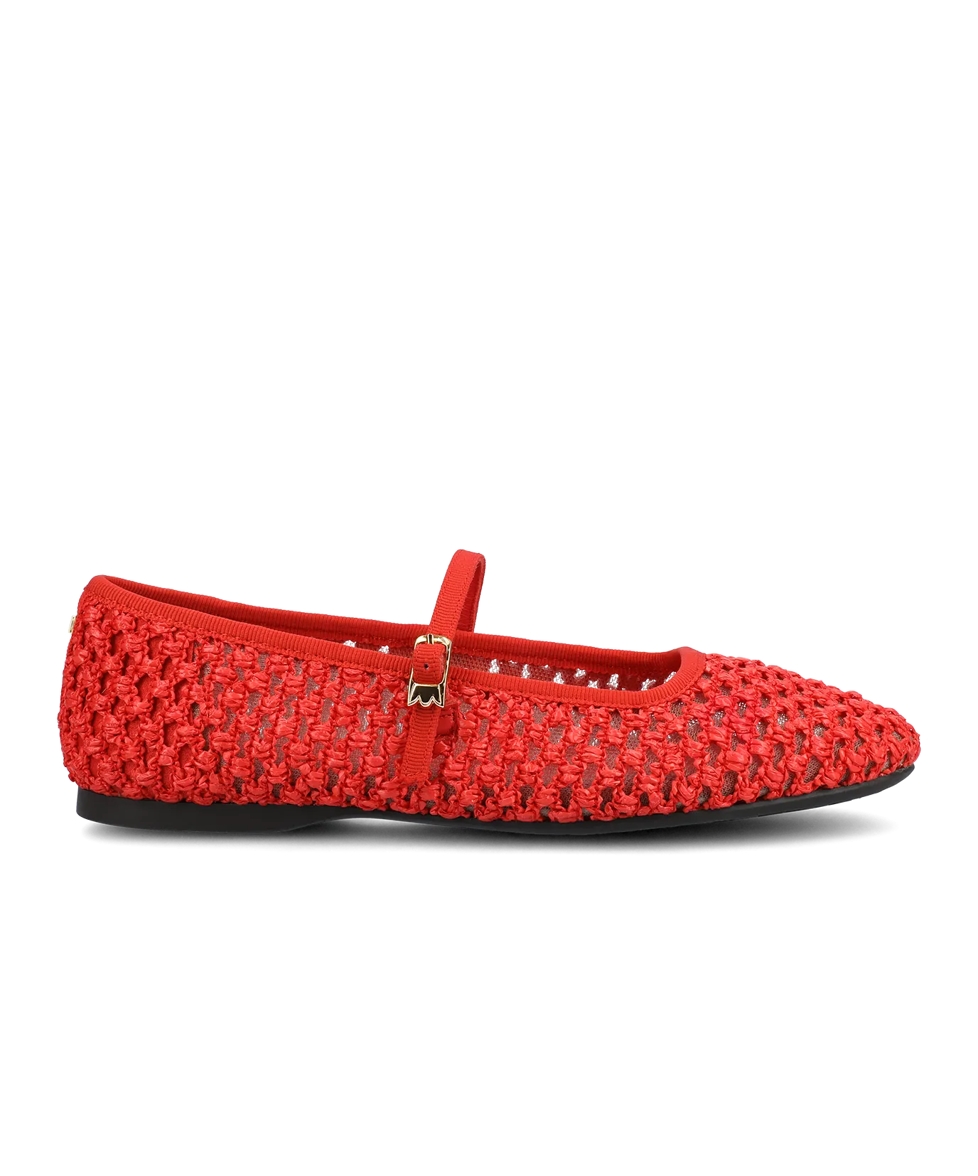 Reliable Footwear Versatile Comfort The Hummingbird Mary Jane - Red Openweave