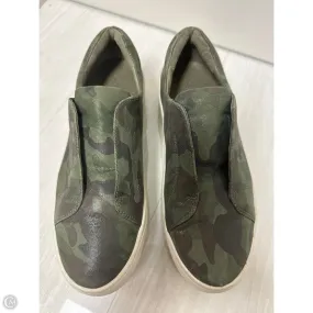 Adaptive Lacing Shoes Sneakers By J Slides In Camouflage Print, Size: 7.5