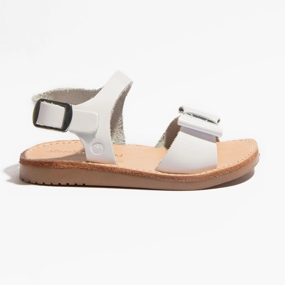 White Patent Bayview Ergonomic Support Breathable Footwear