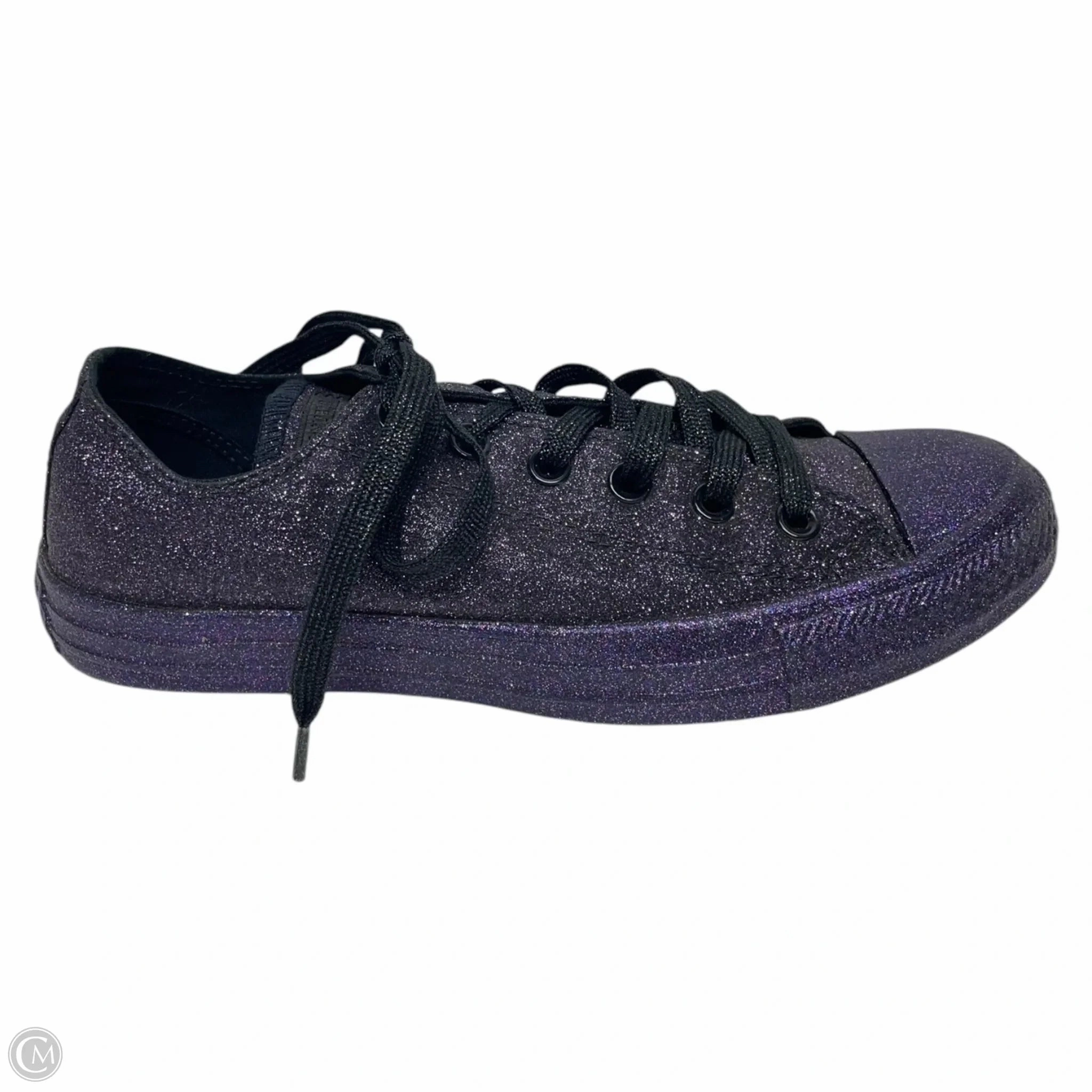 Feet First Shoes Sneakers By Converse In Black & Purple, Size: 9