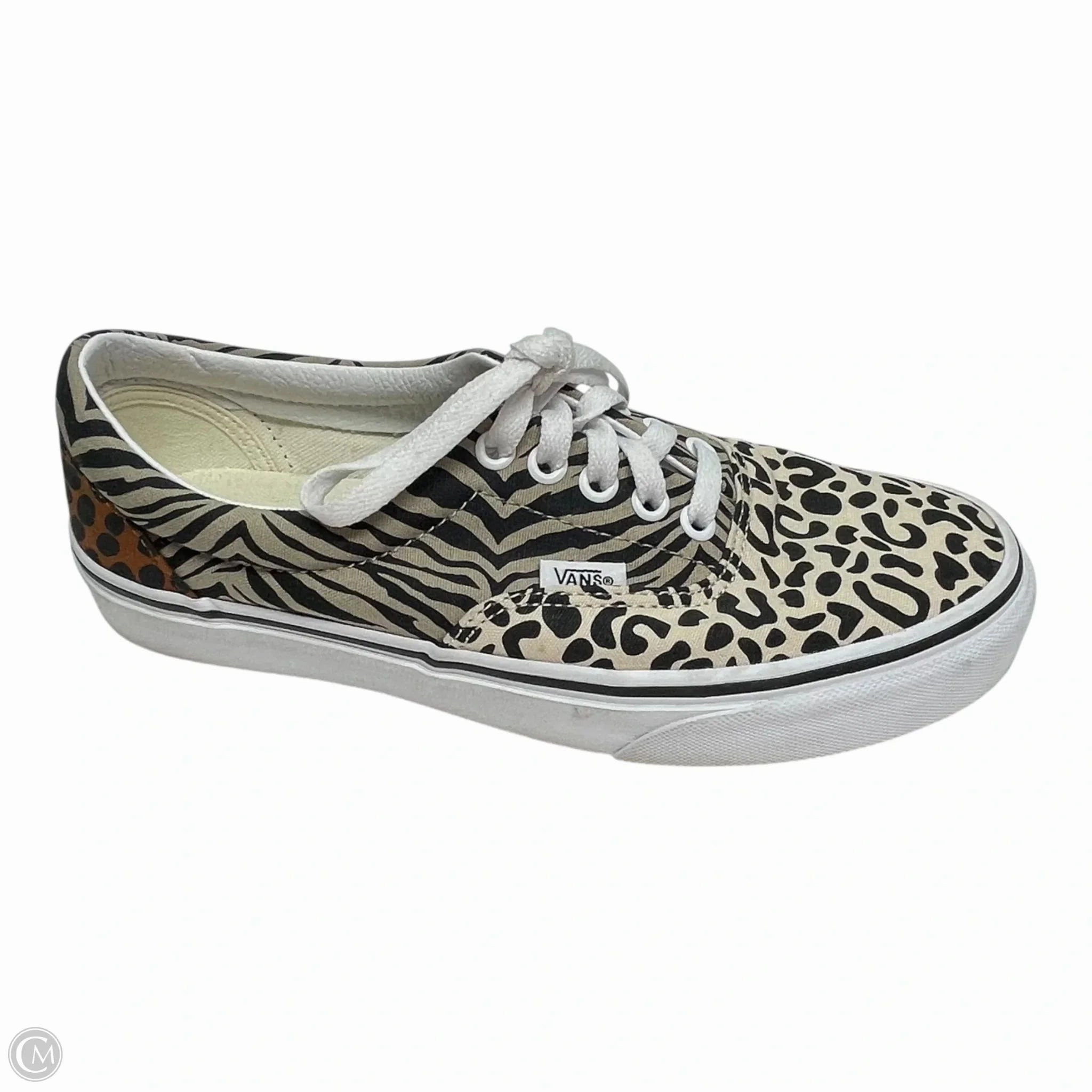 Hypoallergenic Lining Shoes Sneakers By Vans In Animal Print, Size: 8