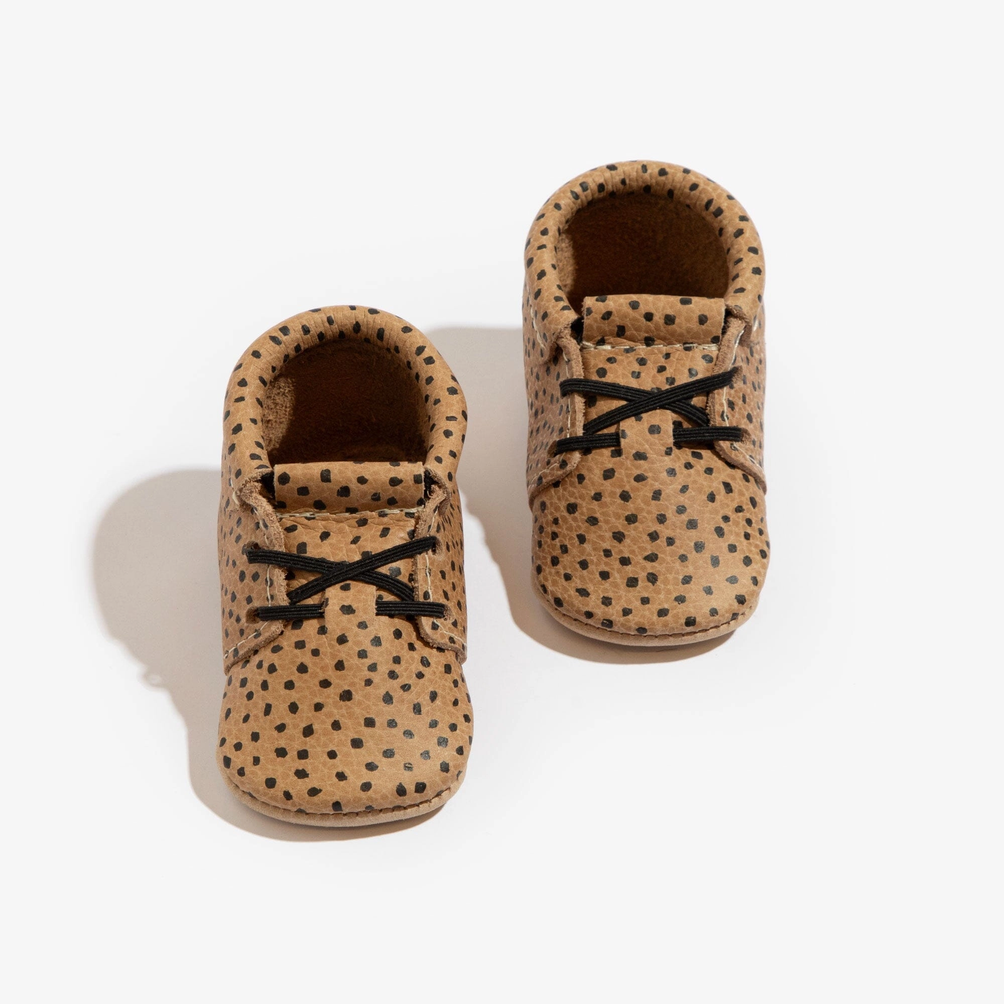 Water resistant coating Almond Speckles Oxford Baby Shoe