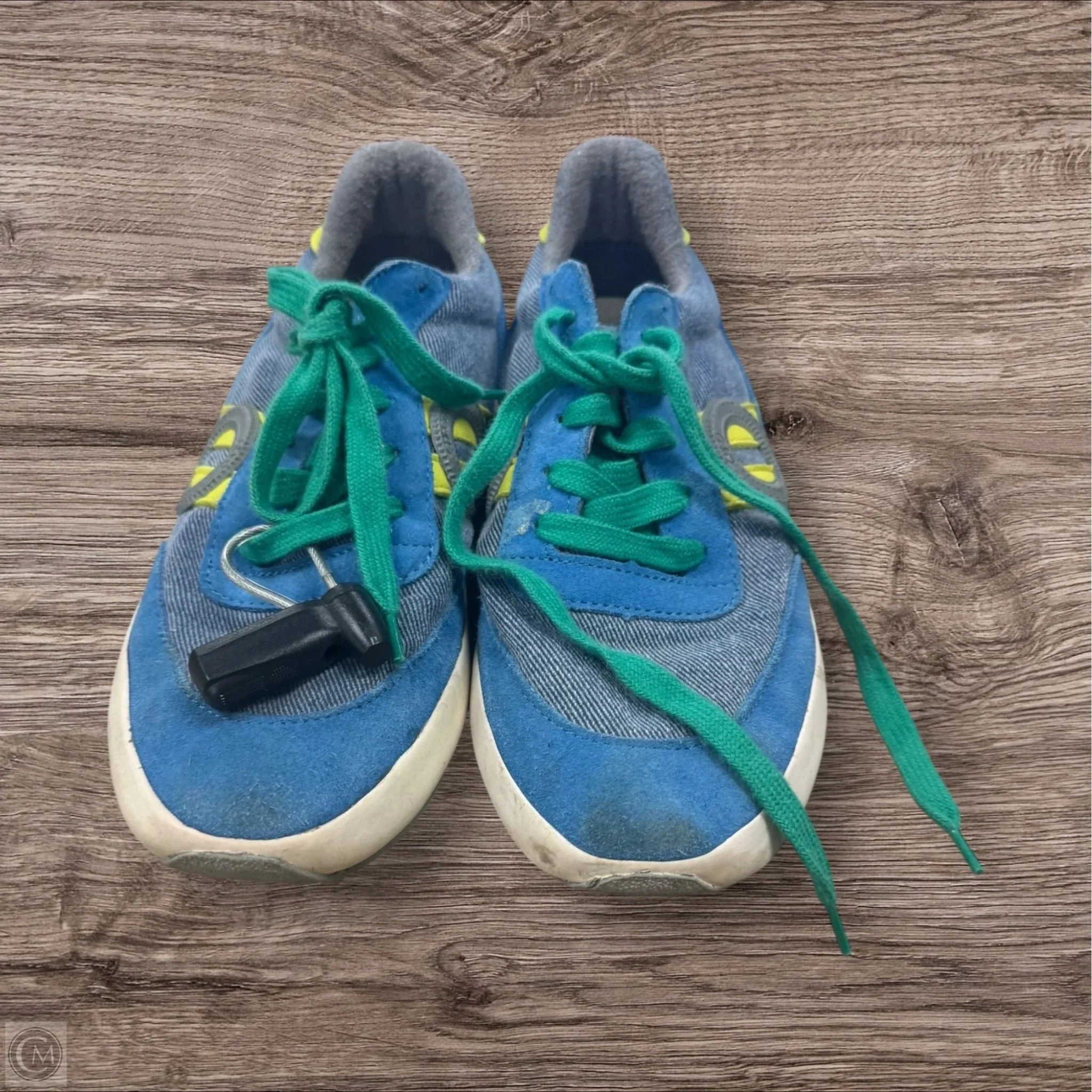 Shoes Sneakers By Cmc In Blue & Grey, Size: 6.5 Flex Move Thermal Bonded Seams